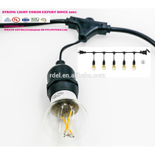 SL-71 E27 base suspendue café socket chaîne lumières extérieures jardin ampoule s&#39;allume chaîne